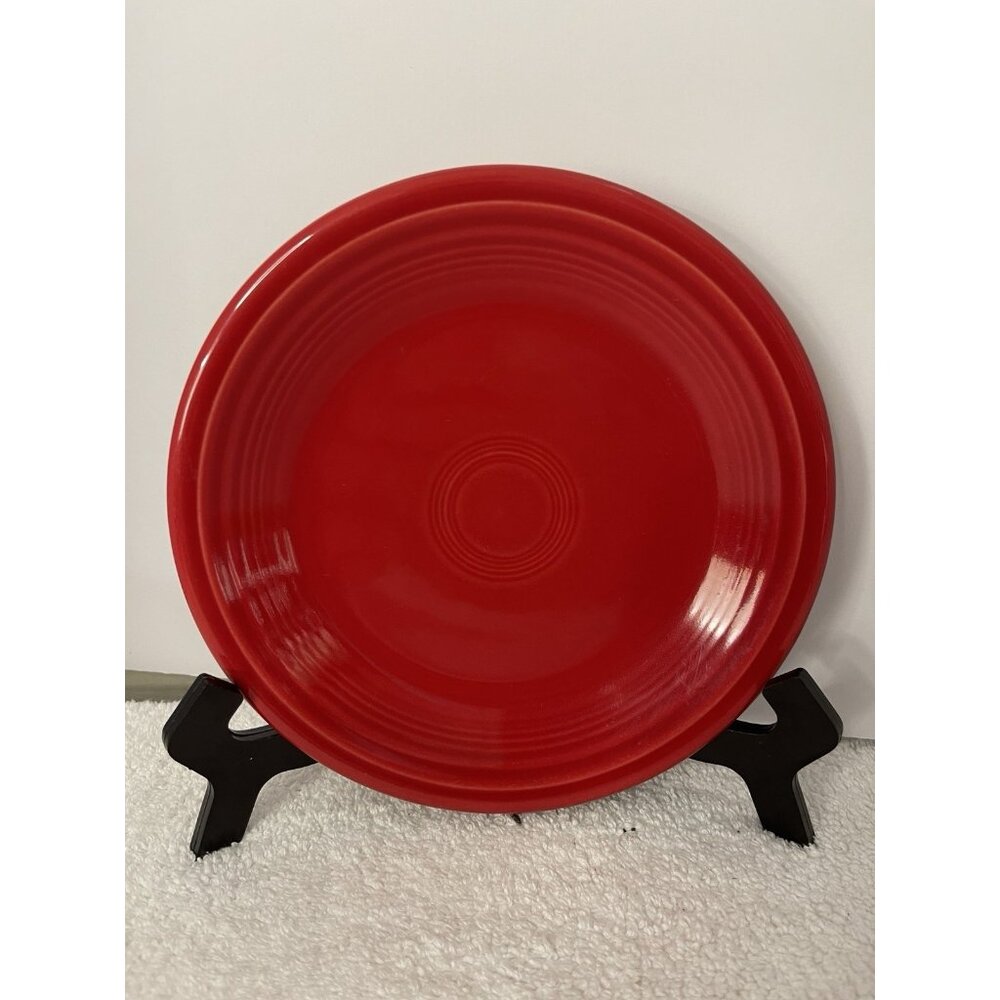 Fiestaware HLC Scarlet Red Salad Dessert Plate Fiesta 7 1/4"